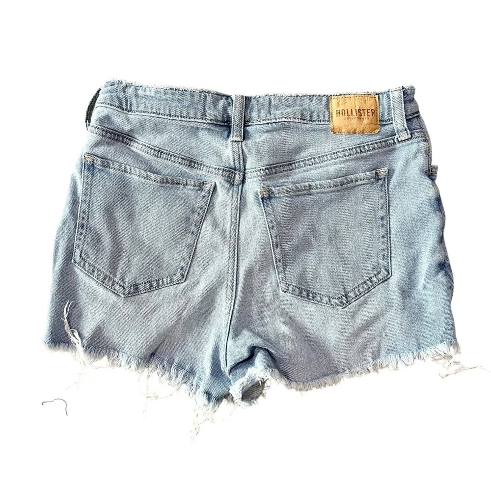 Hollister Light Blue Denim Jean Shorts